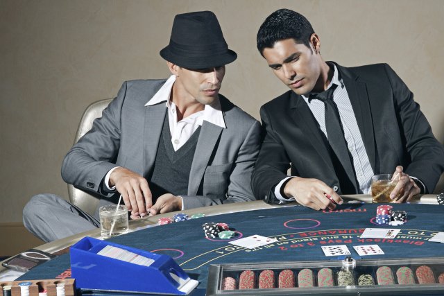 Players at the Blackjack table