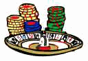 Roulette Wheel and Chips
