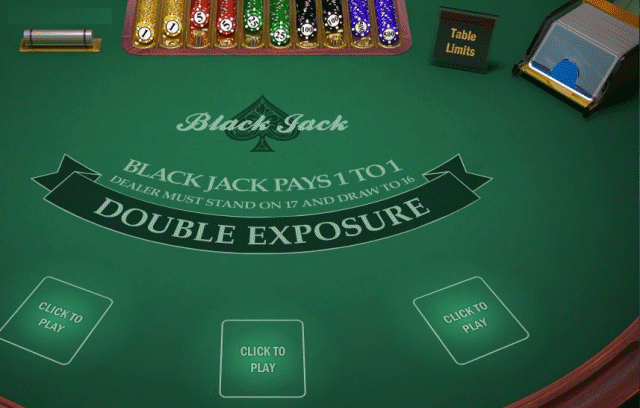 Blackjack dealer stands on 17