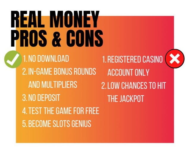 Real Money Pros and Cons