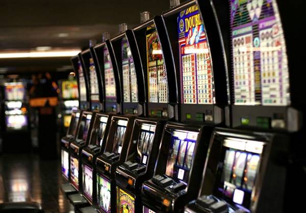 Row Of Slot Machines
